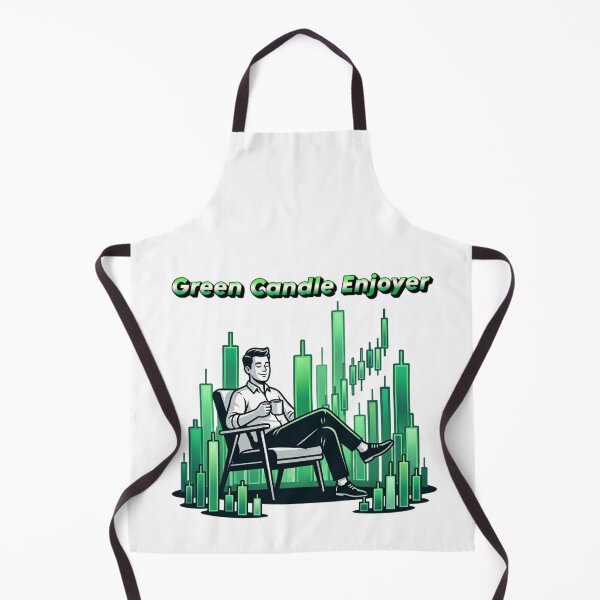 Item preview, Green Candle Enjoyer Design designed and sold by TradingOnDemand.
