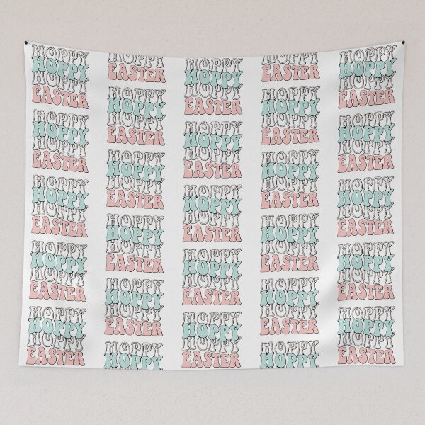 Item preview, Hoppy Hoppy Hoppy Easter Retro Pastel designed and sold by QuietBloom80.