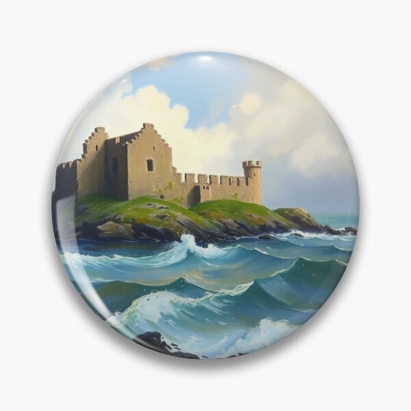 Item preview, Castle by the sea designed and sold by oldMastersofart.