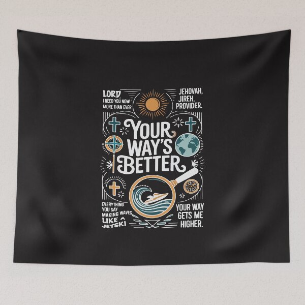 Item preview, Your Way’s Better Christian Faith Inspirational Bible Quote designed and sold by kiralynstration.