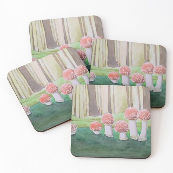 Item preview, Amanite rosse nel bosco. designed and sold by su74lab.