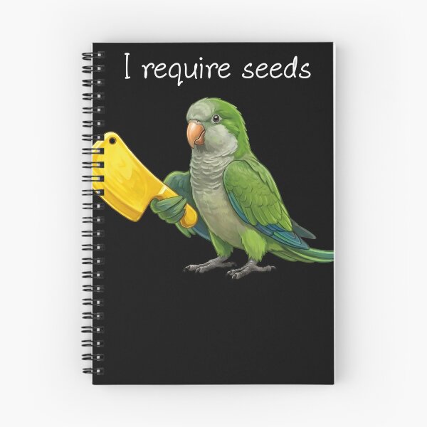 Item preview, Funny Quaker Green Monk Parrot Require Seeds Bird Lover designed and sold by TerryConnells.