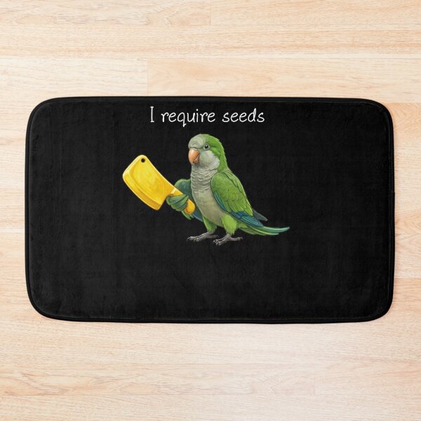 Item preview, Funny Quaker Green Monk Parrot Require Seeds Bird Lover designed and sold by TerryConnells.