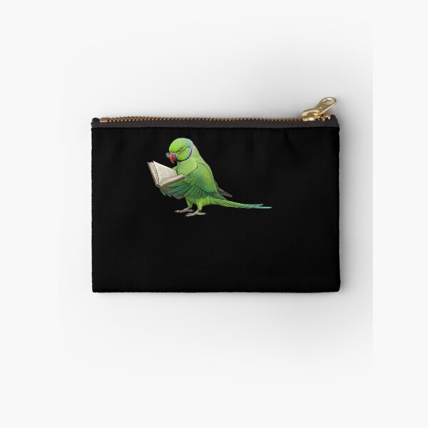 Item preview, Funny Green Ringneck Parakeet Parrots Reading Book Bird Lover designed and sold by TerryConnells.