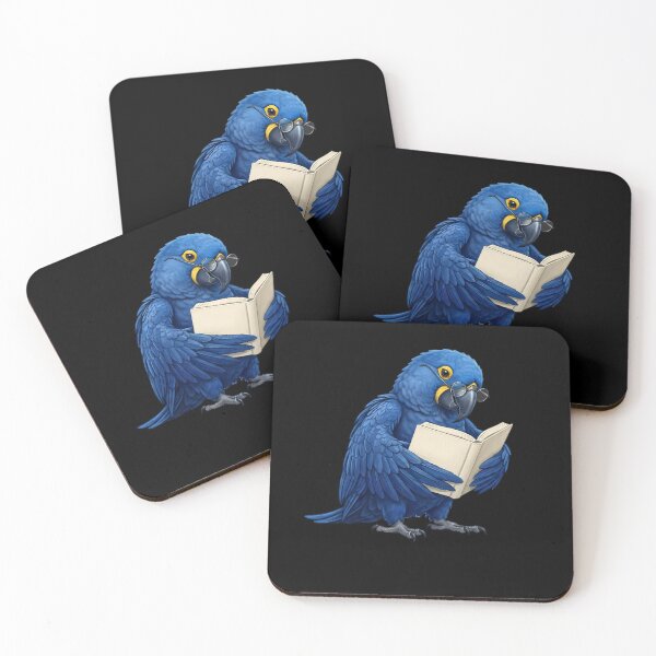 Item preview, Funny Hyacinth Macaw Parrots Reading Book Bird Lover designed and sold by TerryConnells.