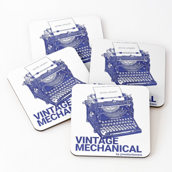 Item preview, "Vintage Underwood Typewriter Retro Mechanical Writing Apparatus  " designed and sold by MotionBanana Art.