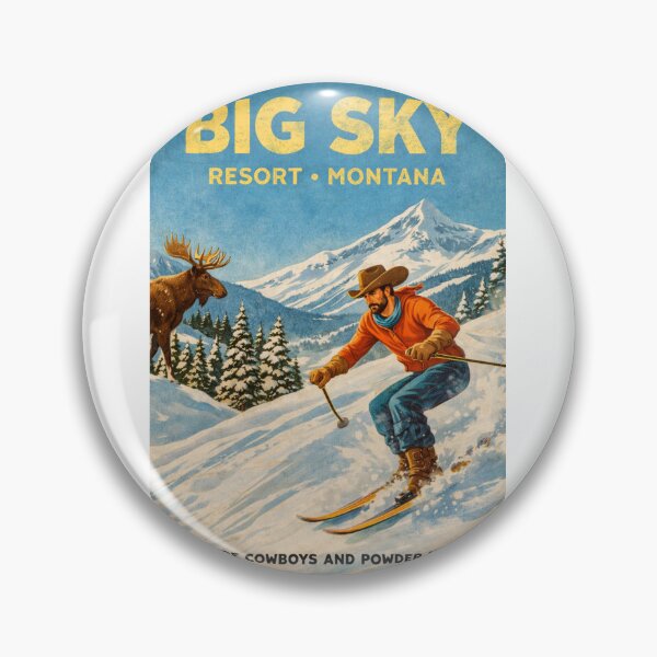 Item preview, Big Sky Resort Montana in Madison Range near Yellowstone National Park in Gallatin County designed and sold by Aryabek.