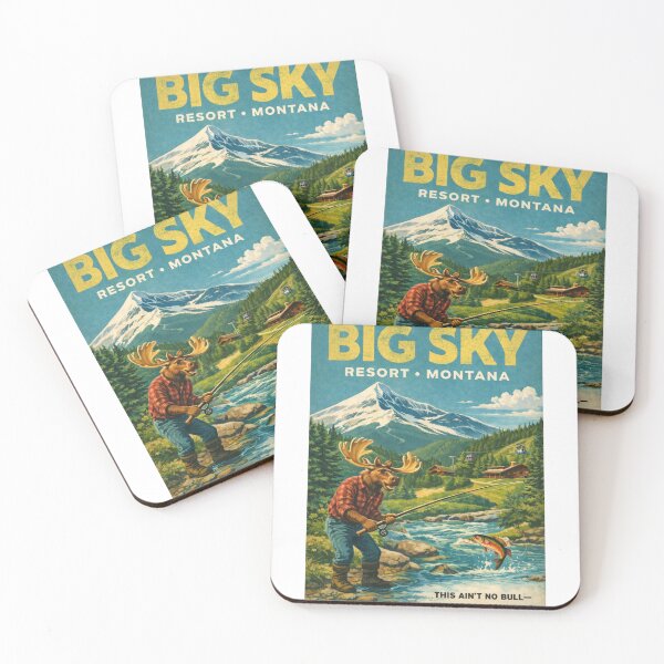 Item preview, Big Sky Resort Montana and Lone Peak in the Madison Range near Gallatin National Forest designed and sold by Aryabek.