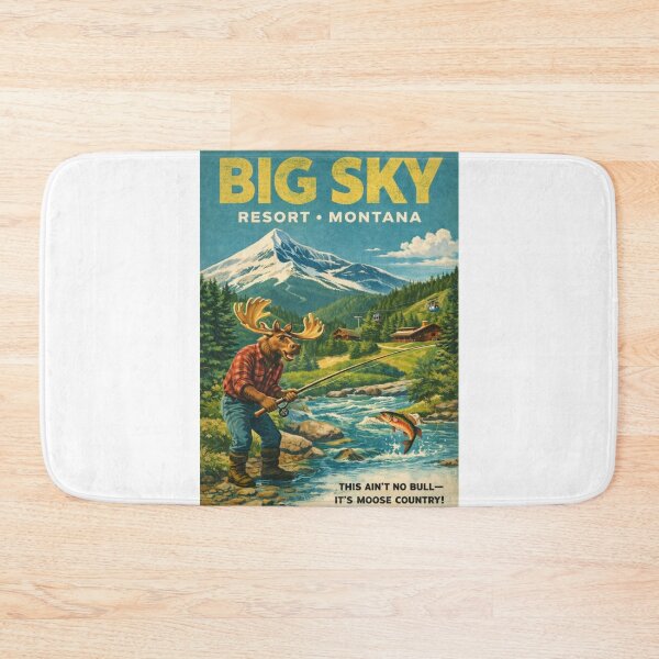 Item preview, Big Sky Resort Montana and Lone Peak in the Madison Range near Gallatin National Forest designed and sold by Aryabek.