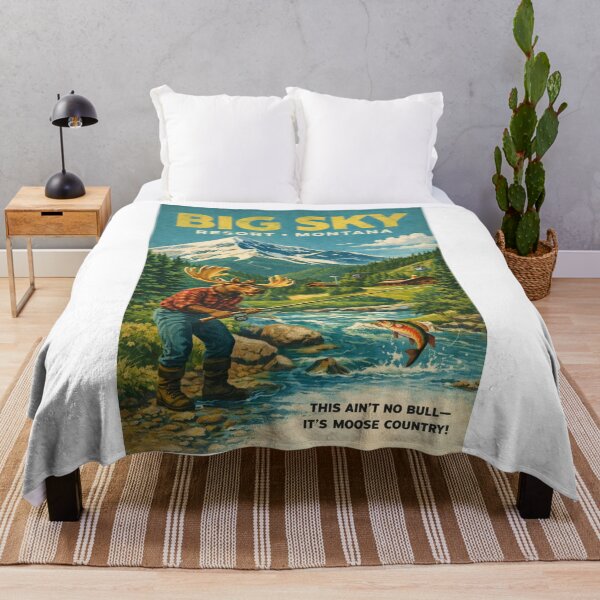 Item preview, Big Sky Resort Montana and Lone Peak in the Madison Range near Gallatin National Forest designed and sold by Aryabek.