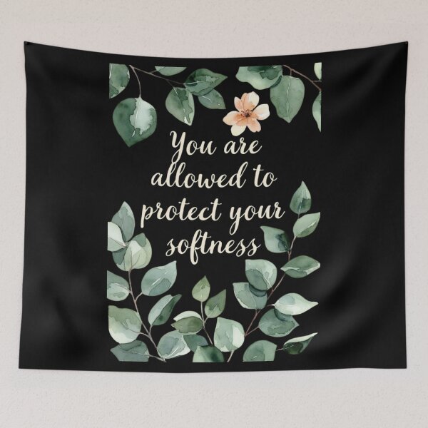 Item preview, Protect Your Softness Eucalyptus Quote designed and sold by CoquetteLunaCo.