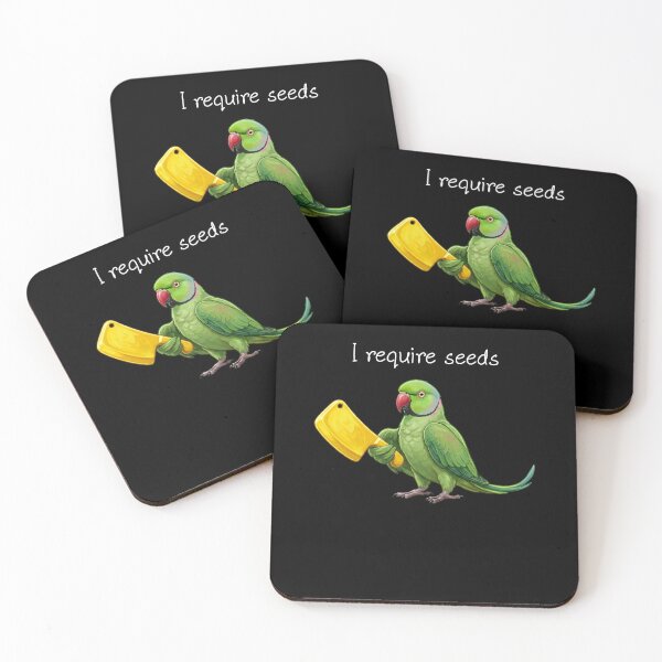 Item preview, Funny Green Ringneck Parakeet Parrot Require Seeds Bird Lover designed and sold by TerryConnells.