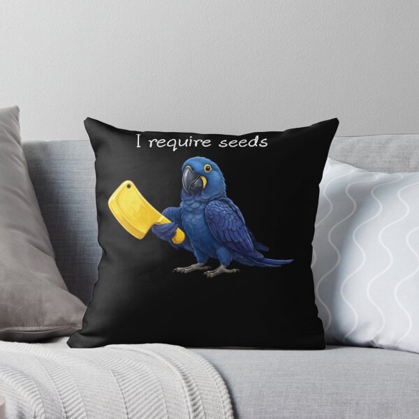 Item preview, Funny Hyacinth Macaw Parrot Require Seeds Bird Lover designed and sold by TerryConnells.