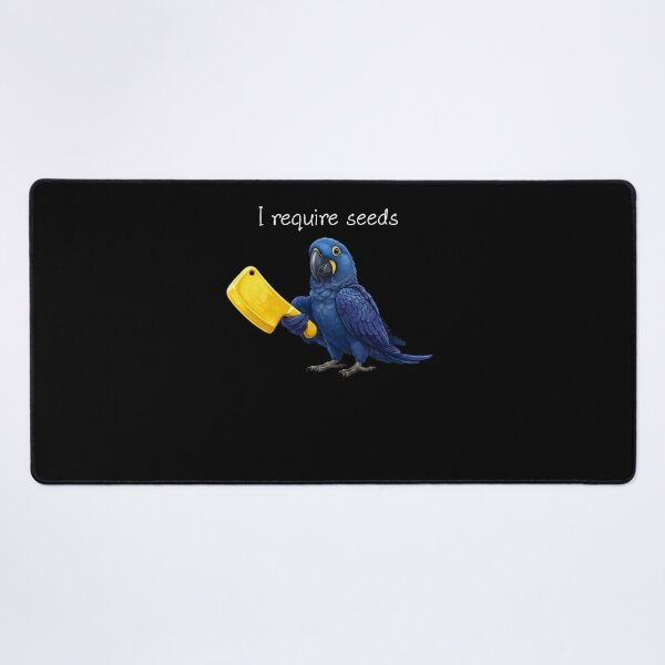 Item preview, Funny Hyacinth Macaw Parrot Require Seeds Bird Lover designed and sold by TerryConnells.