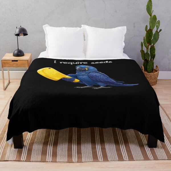 Item preview, Funny Hyacinth Macaw Parrot Require Seeds Bird Lover designed and sold by TerryConnells.