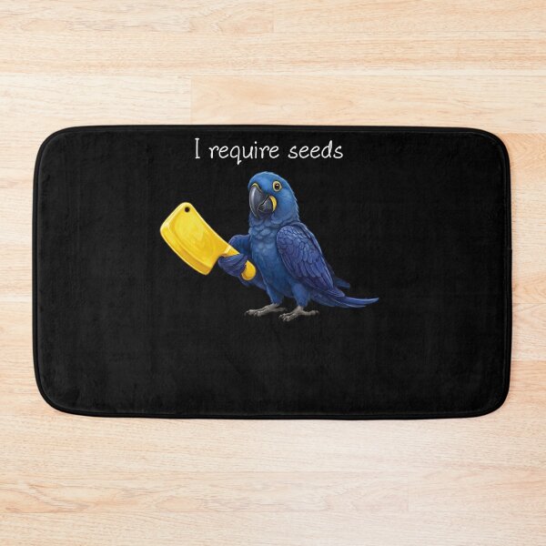Item preview, Funny Hyacinth Macaw Parrot Require Seeds Bird Lover designed and sold by TerryConnells.