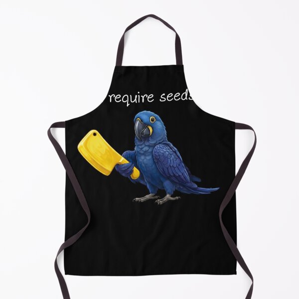 Item preview, Funny Hyacinth Macaw Parrot Require Seeds Bird Lover designed and sold by TerryConnells.
