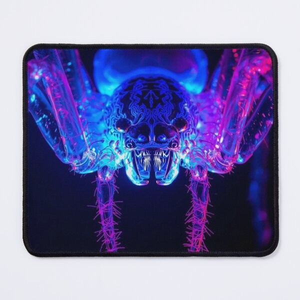 Item preview, Neon Blue Blacklight Spider designed and sold by MidnightVisionStudio.