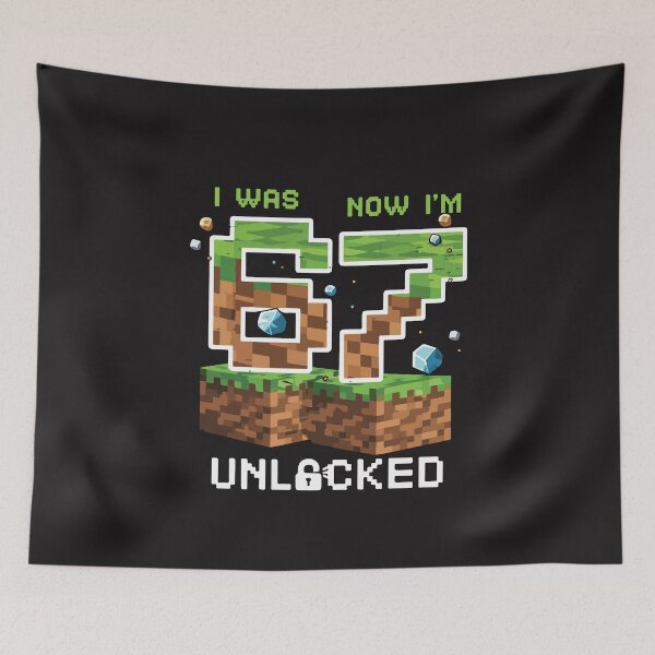 Item preview, Level 7 Unlocked Gamer Birthday I Was 6 Now I'm 7 Pixel Game Style designed and sold by kiralynstration.