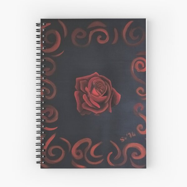 Item preview, Rosa rossa su sfondo nero  designed and sold by su74lab.