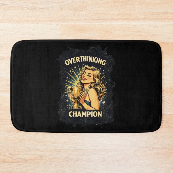 Item preview, Overthinking Champion Funny Introvert Mind designed and sold by AlvelinaCP.