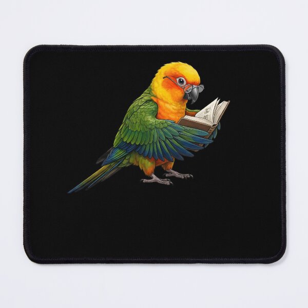 Item preview, Funny Jenday Conure Parrots Reading Book Bird Lover designed and sold by TerryConnells.