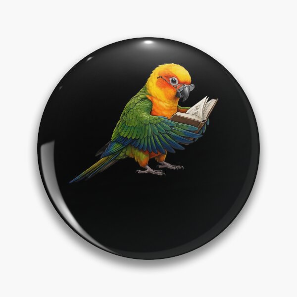 Item preview, Funny Jenday Conure Parrots Reading Book Bird Lover designed and sold by TerryConnells.