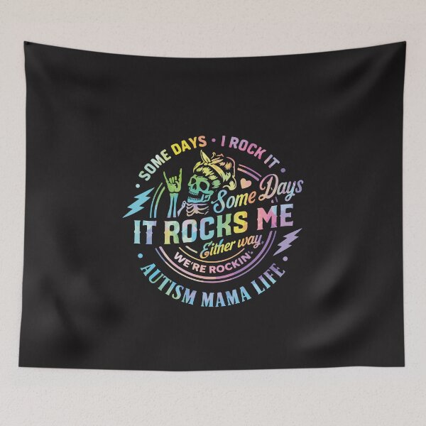 Item preview, Autism Mama Life Some Days I Rock It Funny Autism Mom Quote designed and sold by kiralynstration.