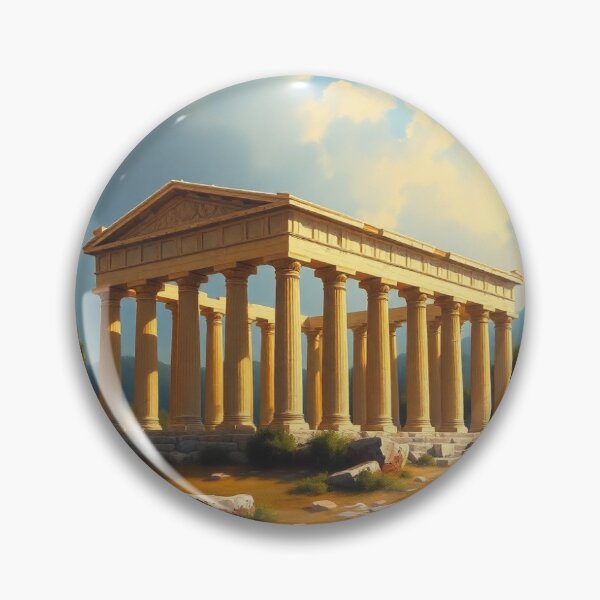 Item preview, Roman Temple ruin. designed and sold by oldMastersofart.