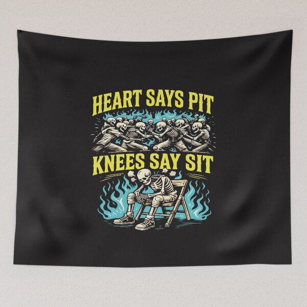 Item preview, Heart Says PT Knees Say Sit Funny Physical Therapy Humor designed and sold by kiralynstration.