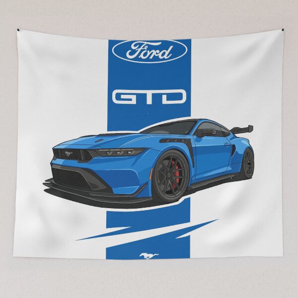 Item preview, Mustang GTD Azul designed and sold by BronArtworks.