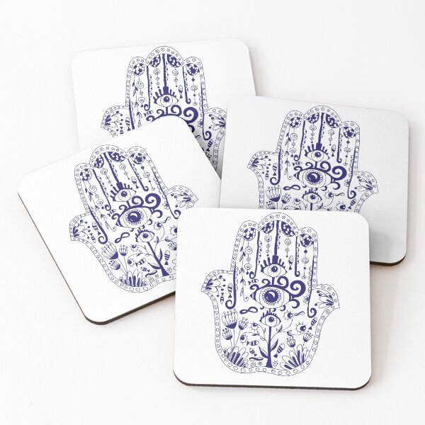 Item preview, Protective Hamsa Hand – Evil Eye Talisman Ornament designed and sold by AlisaArtDecor.