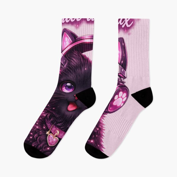 Item preview, Chill and Relax Cat with Headphones – Cute Neon Music Lover Kitty designed and sold by PlynGraphics.