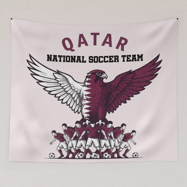 Item preview, Qatar Football Majestic Falcon designed and sold by Majorprint.