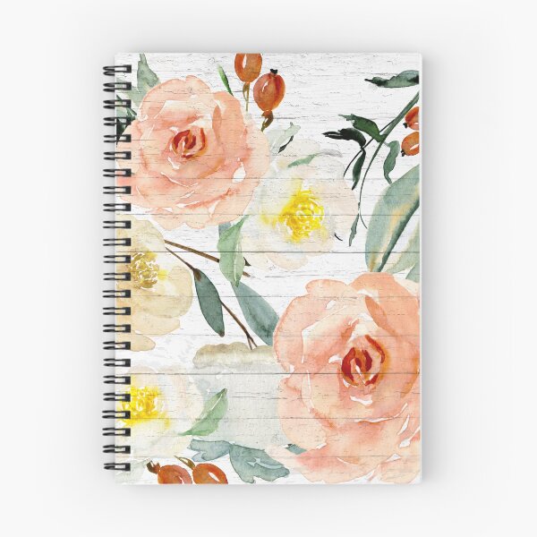 Item preview, Watercolor Flowers on Rustic Wood designed and sold by MathisDesigns.