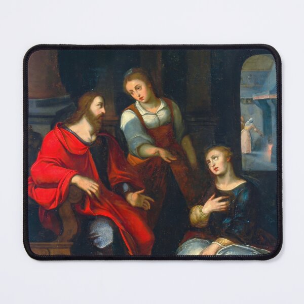 Item preview, Christ in the House of Martha Mary designed and sold by TheSoulOfArt.