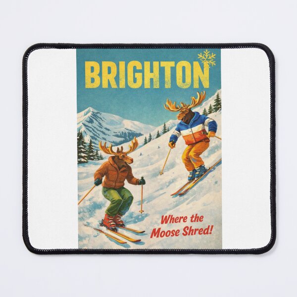 Item preview, Brighton Ski Resort Utah in Big Cottonwood Canyon near Wasatch Mountains and Salt Lake City designed and sold by Aryabek.