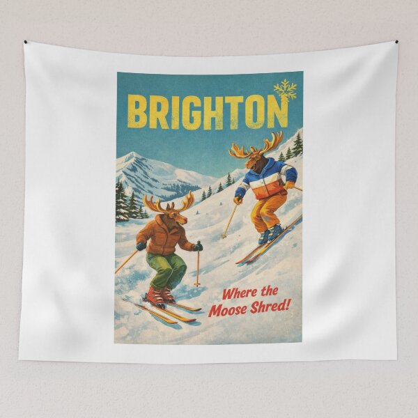 Item preview, Brighton Ski Resort Utah in Big Cottonwood Canyon near Wasatch Mountains and Salt Lake City designed and sold by Aryabek.