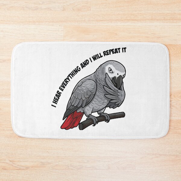 Item preview, I Repeat What You Say African Grey Parrot designed and sold by Petzzz.