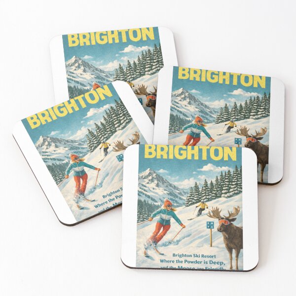 Item preview, Brighton Ski Resort Utah in Big Cottonwood Canyon of the Wasatch Mountains designed and sold by Aryabek.