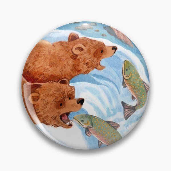 Item preview, two bears on the edge of katmai river designed and sold by fernicenty.