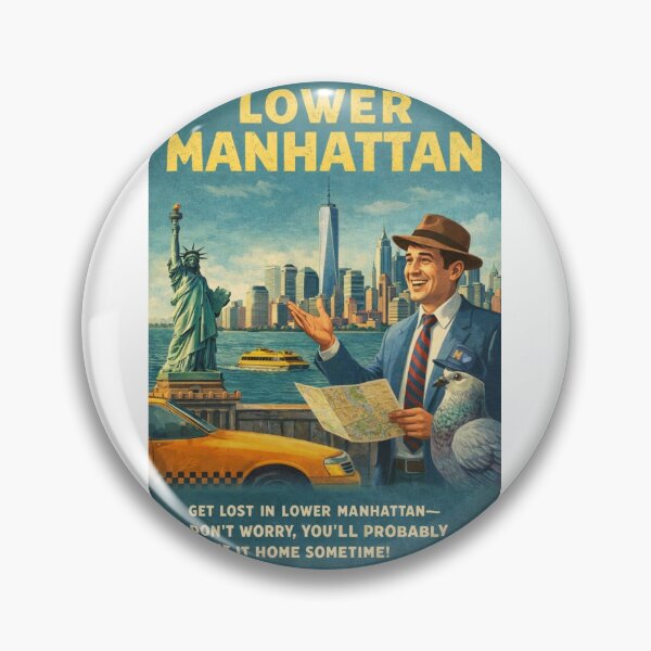 Item preview, Lower Manhattan New York City Financial District and One World Trade Center Skyline designed and sold by Aryabek.