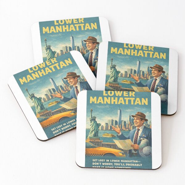 Item preview, Lower Manhattan New York City Financial District and One World Trade Center Skyline designed and sold by Aryabek.