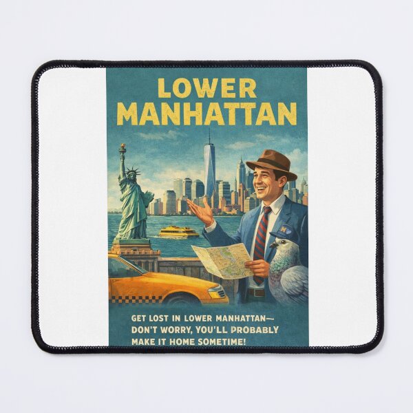 Item preview, Lower Manhattan New York City Financial District and One World Trade Center Skyline designed and sold by Aryabek.