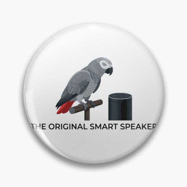 Item preview, The Original Smart Speaker African Grey Parrot designed and sold by Petzzz.