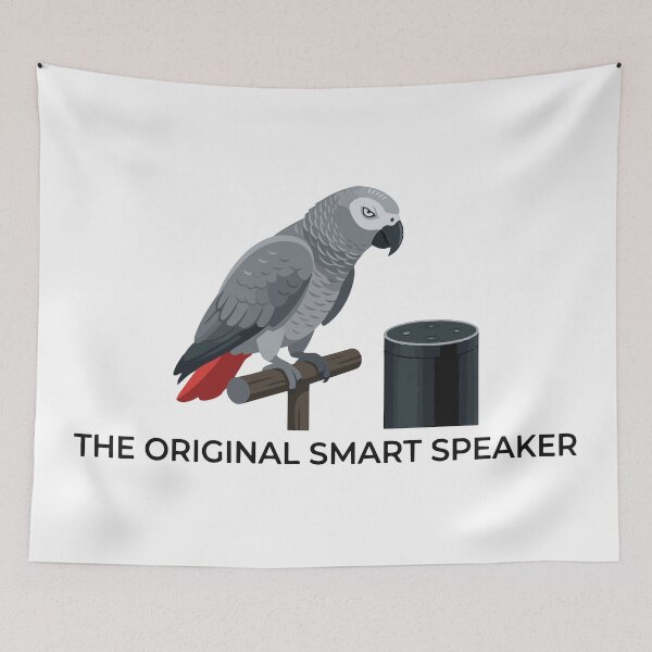 Item preview, The Original Smart Speaker African Grey Parrot designed and sold by Petzzz.