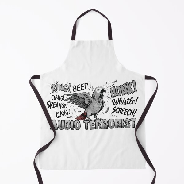 Item preview, Professional Audio Terrorist African Grey Parrot designed and sold by Petzzz.
