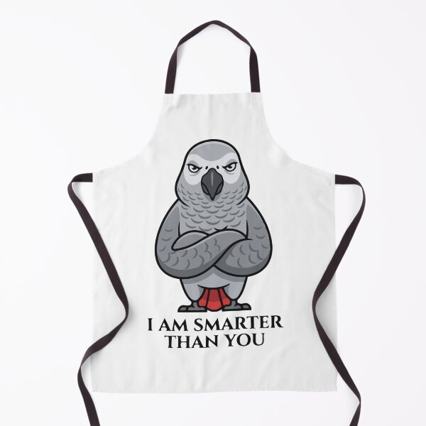 Item preview, I Am Smarter Than You African Grey Parrot designed and sold by Petzzz.