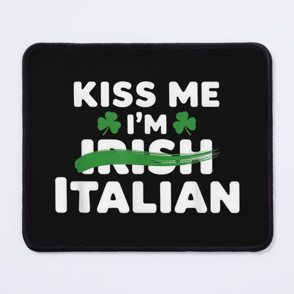 Item preview, Kiss Me I'm Irish Funny St Patricks Day Shamrock Quote designed and sold by EvelysEmelia.