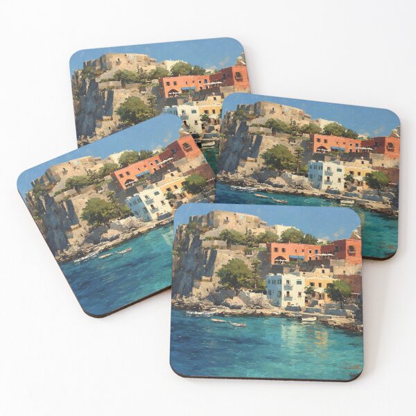 Item preview, Ischia Cliffside Town Over the Blue Sea designed and sold by daila70.